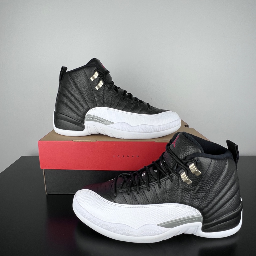 Air Jordan 12 Retro Playoff 2022 Black White Varsity Red Ct8013-006 New